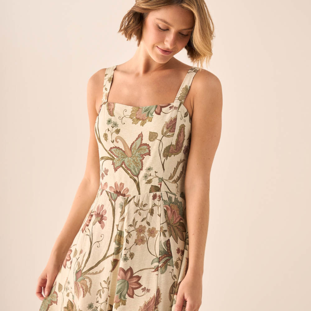 Esprit | Vestido Largo con Estampado Floral