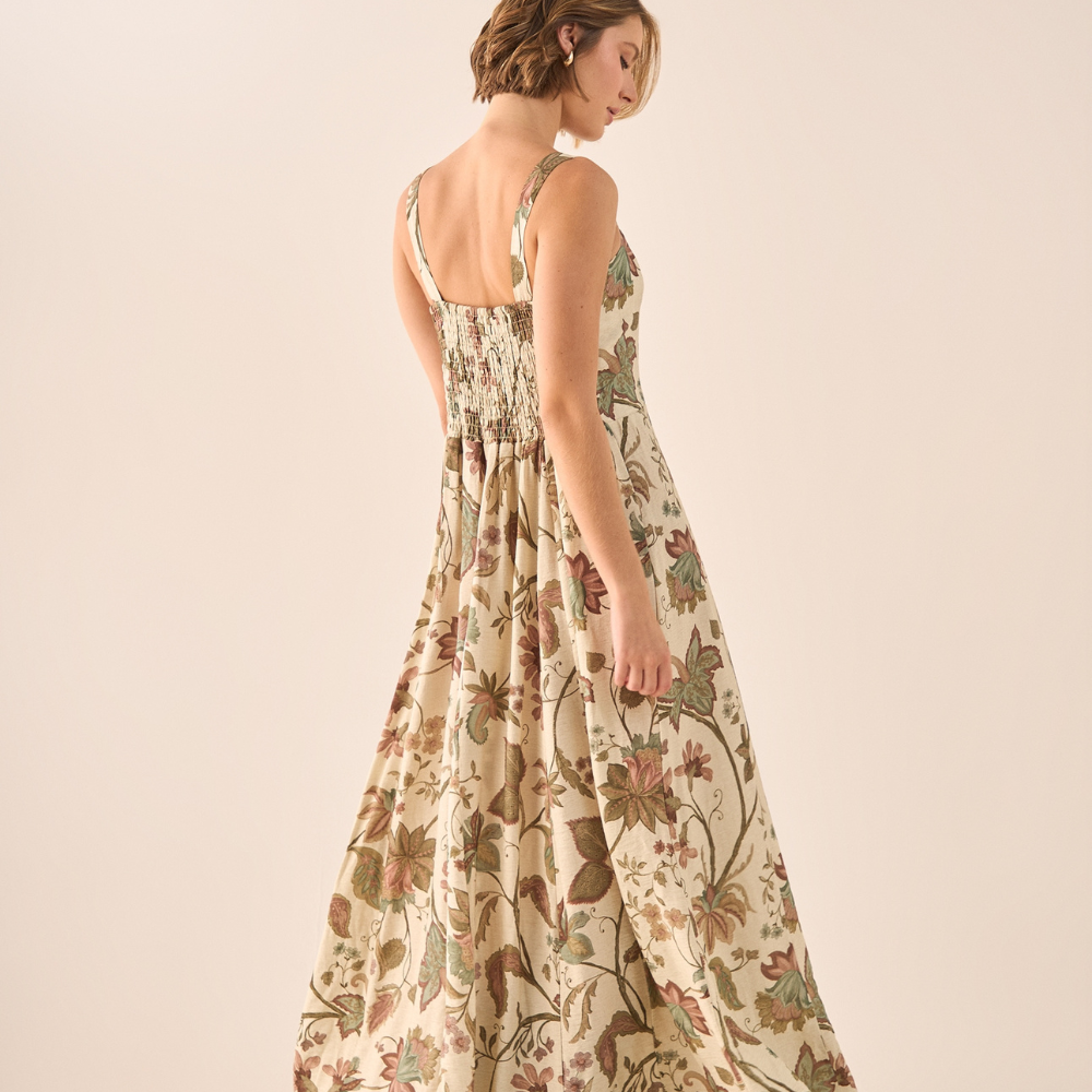 Esprit | Vestido Largo con Estampado Floral