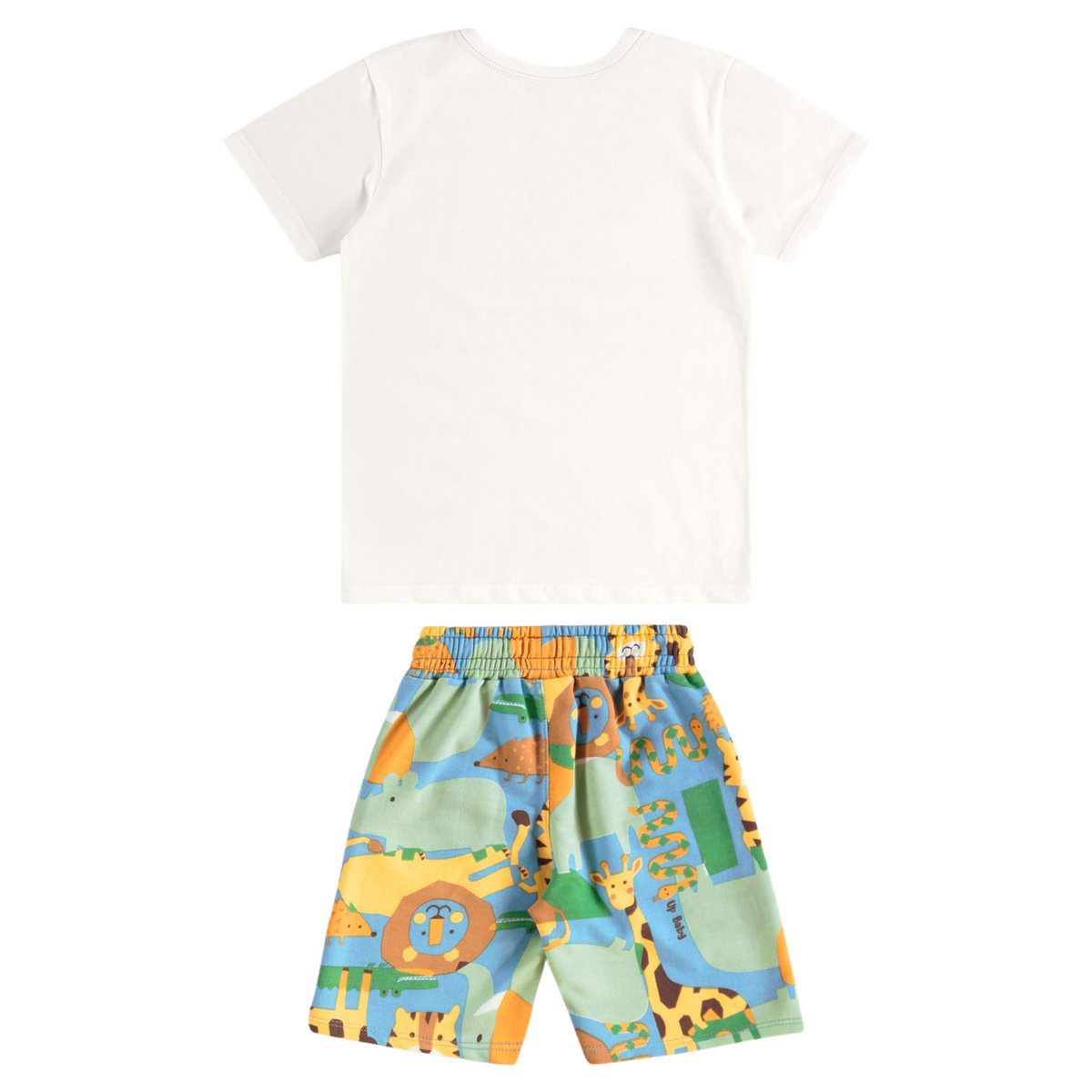 Up Baby | Conjunto  Camiseta y Bermuda En Sudadera