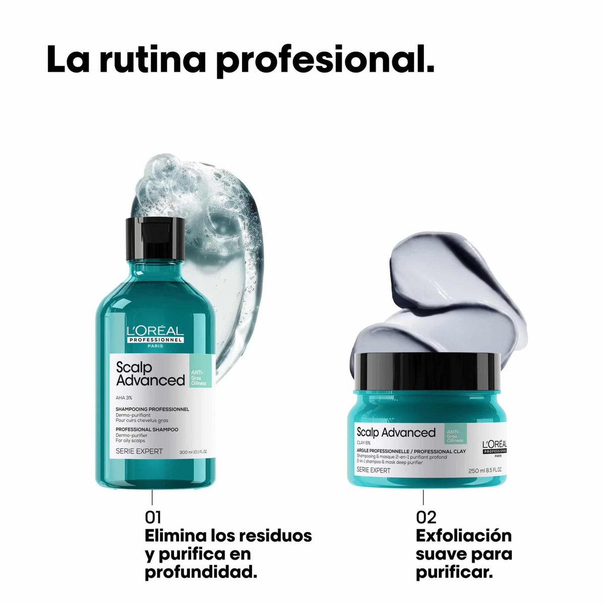 Shampoo Anti Grasa L'Oréal Professionel Scalp 300ml