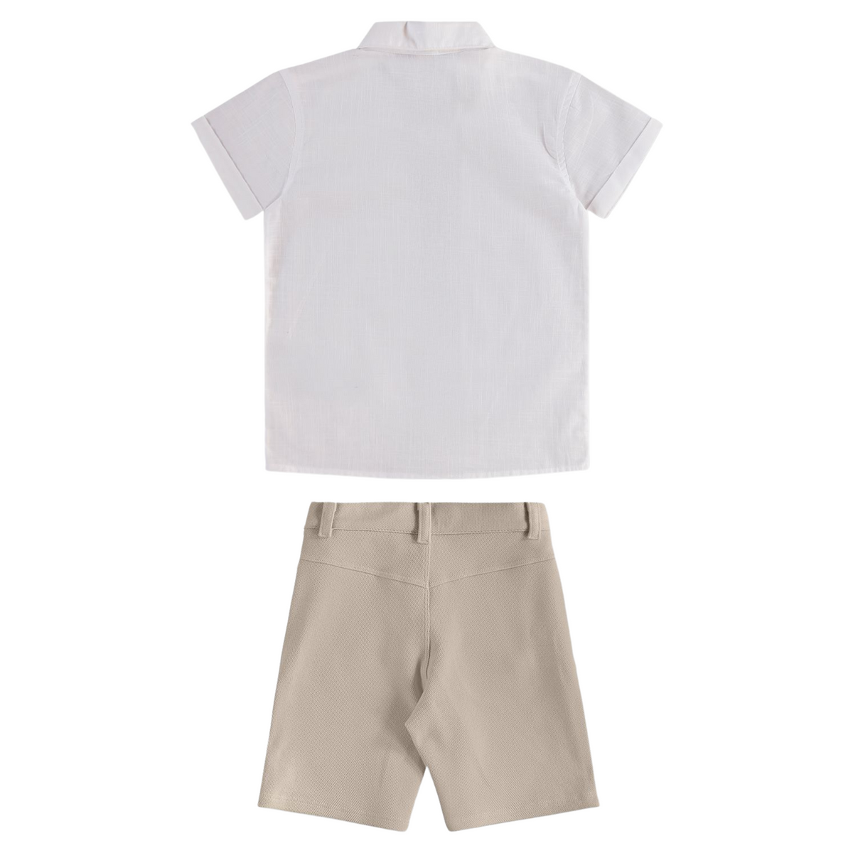 Up Baby | Conjunto Camisa En Tejido y Bermuda