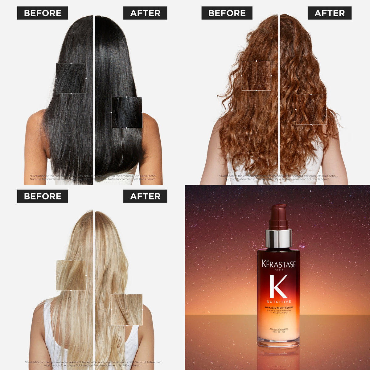 Kérastase | Sérum 8H Nutrición Cabello Seco Nutritive 90ml