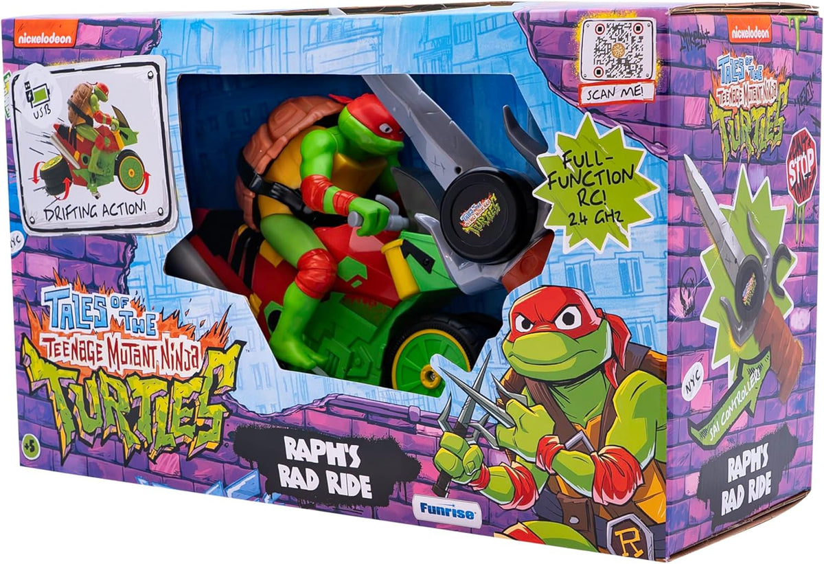 TMNT | Vehículo teledirigido Rad Ride de Raph