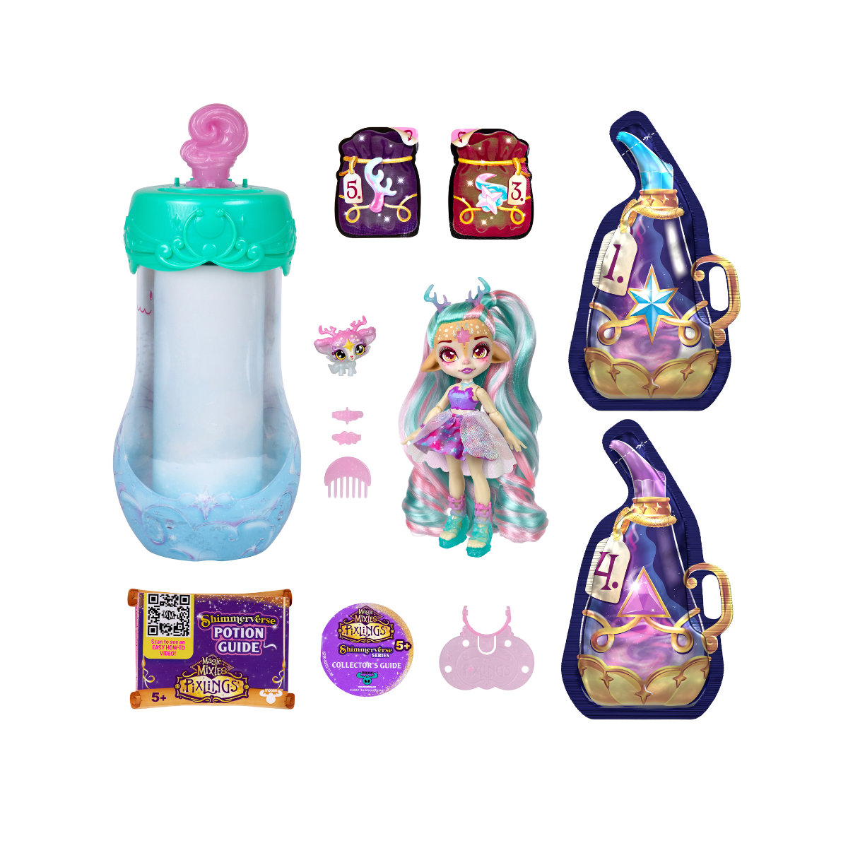 Magic Mixies Pixlings S2 Muñeca Pelo Galaxy