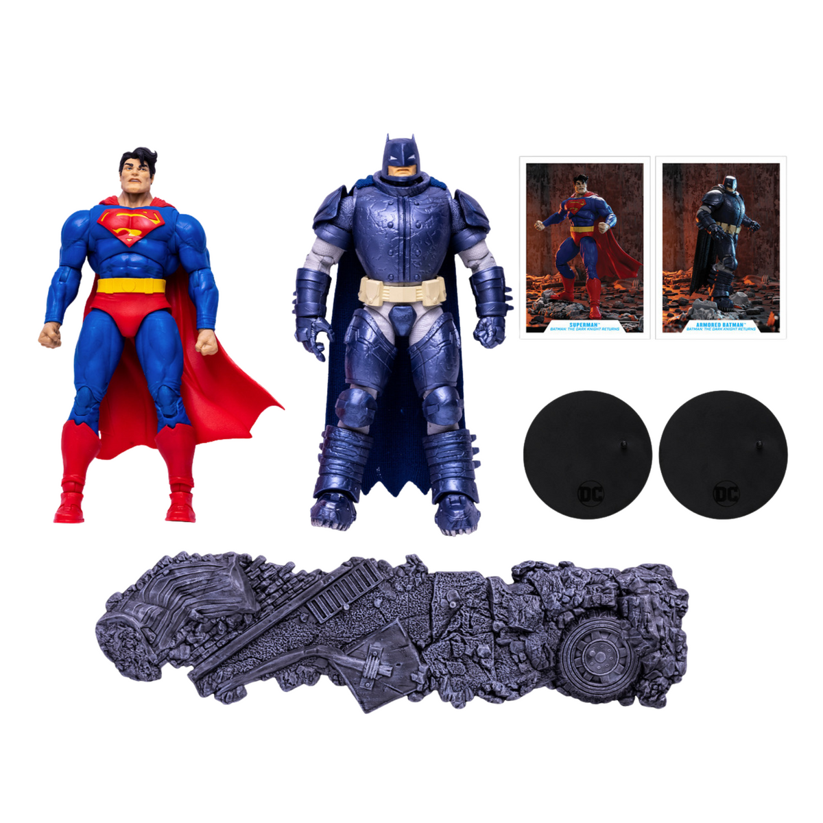Mcfarlane | Pack de Superman vs Batman Blindado