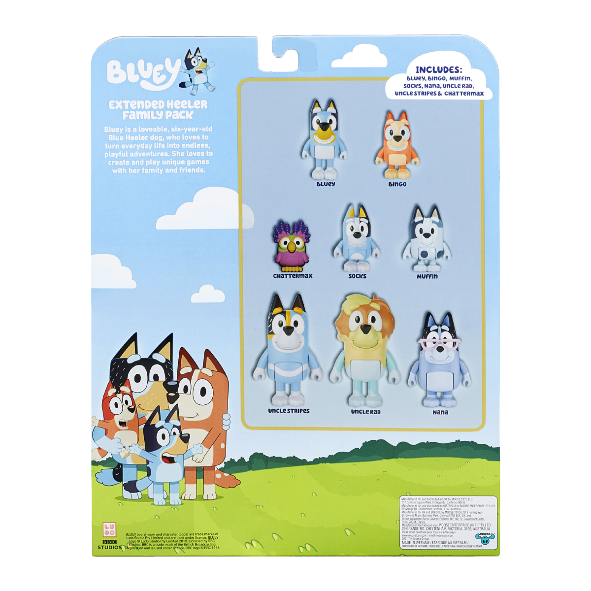 Extended Heeler Family Pack