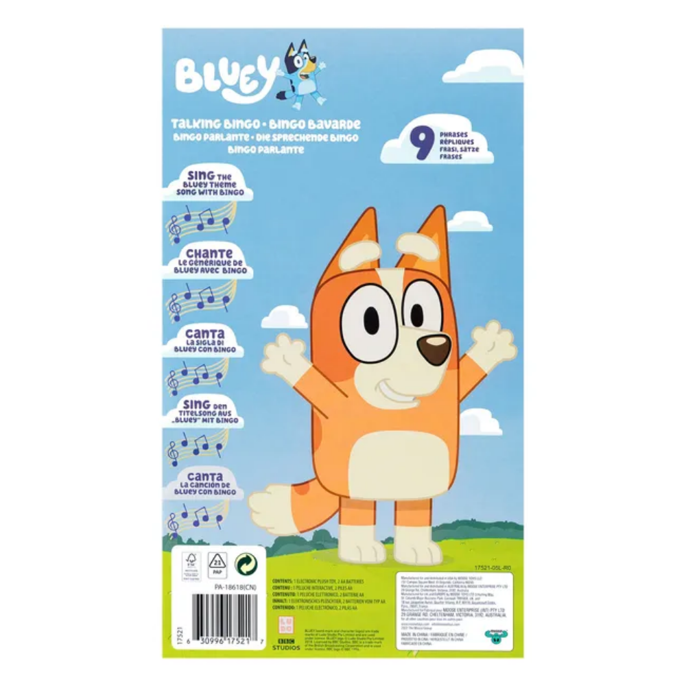 Bluey | Peluche de Bingo con Sonidos