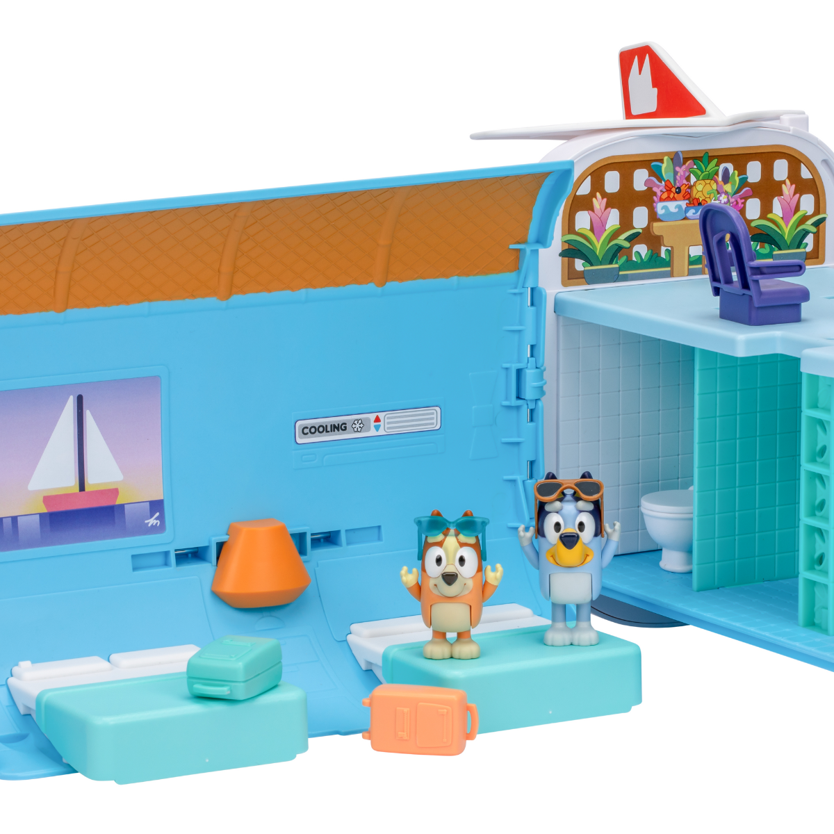 Bluey Set Avión 3 En 1