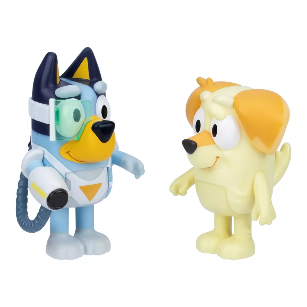 Bluey | Surprise Blaster pack de dos figuras