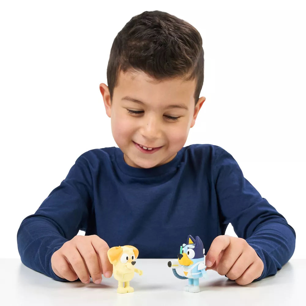 Bluey | Surprise Blaster pack de dos figuras
