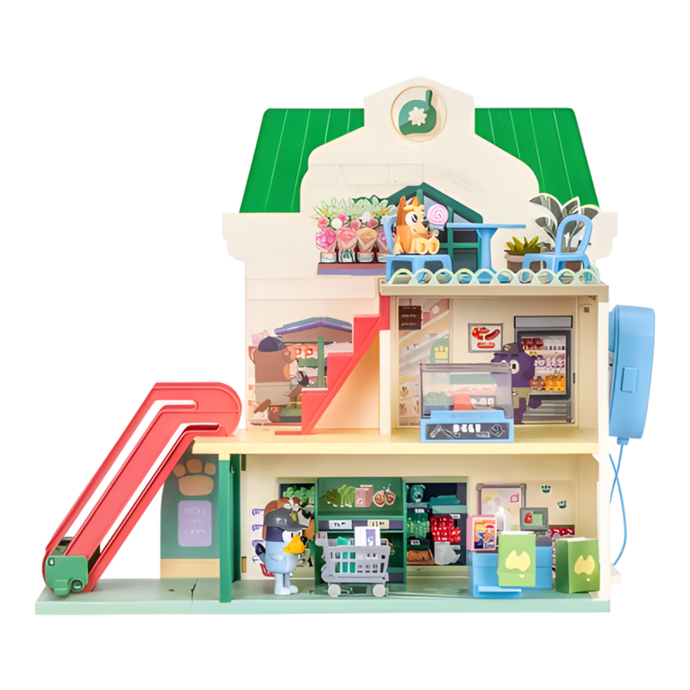 Bluey | El Set de Juego Supermercado de Bluey