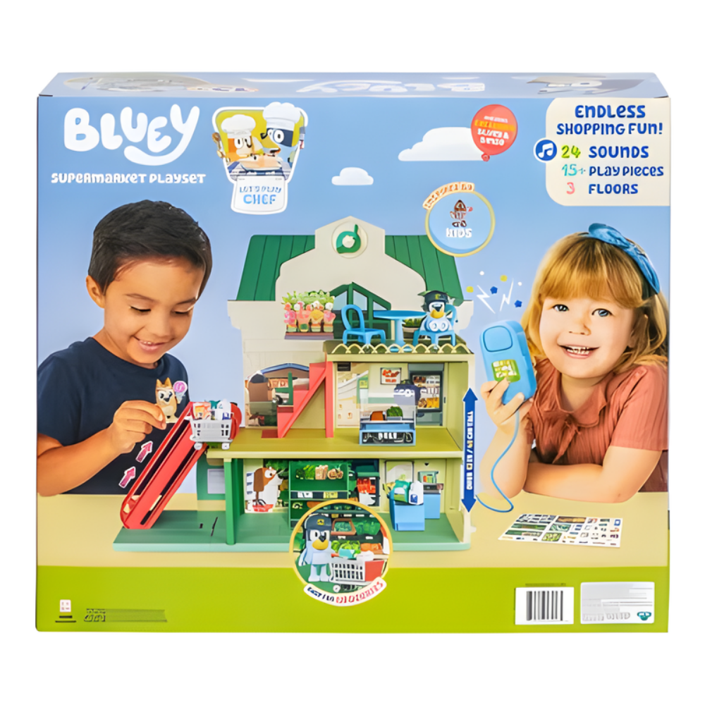 Bluey | El Set de Juego Supermercado de Bluey