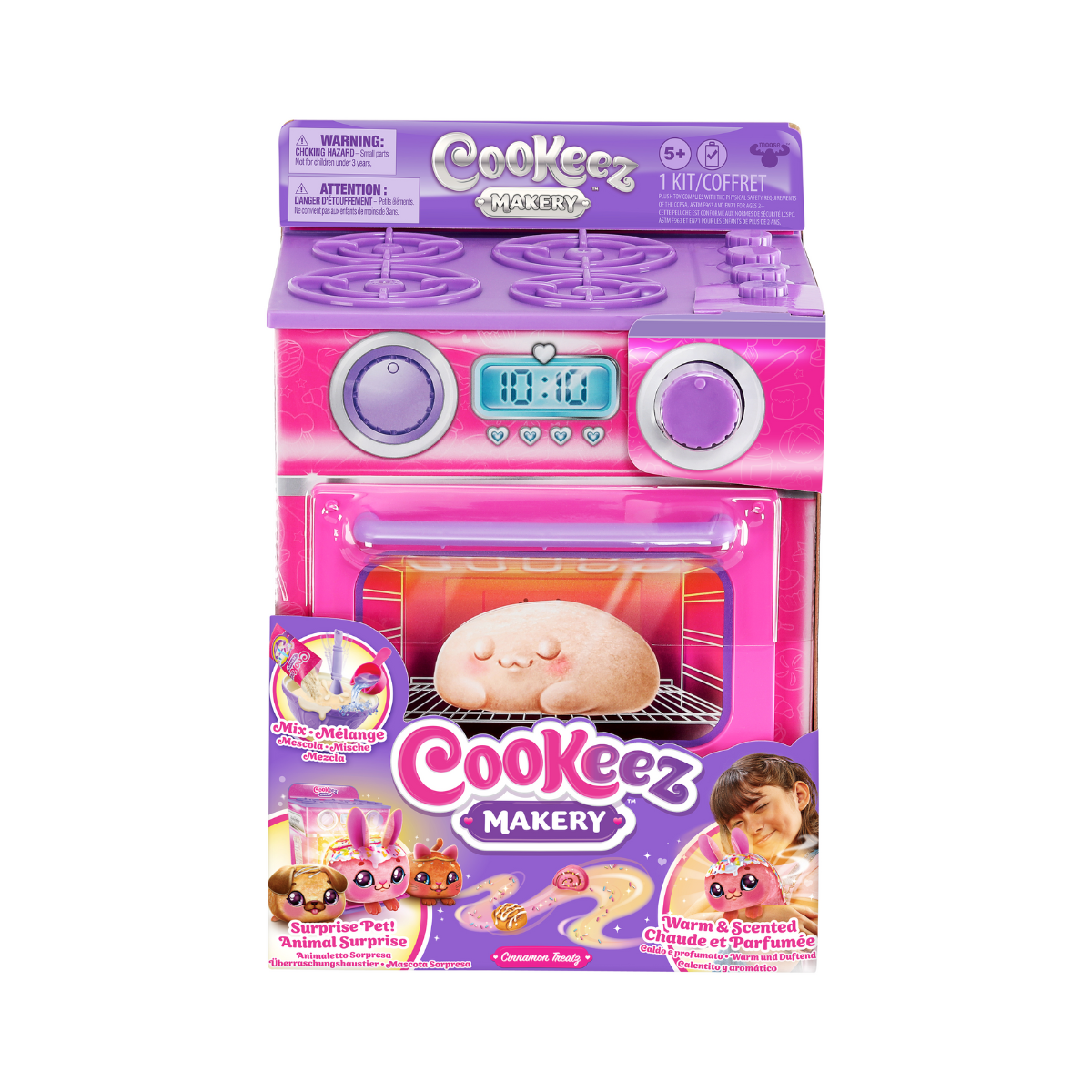 Cookeez Makery Set Horneado Mascota Cinnamon