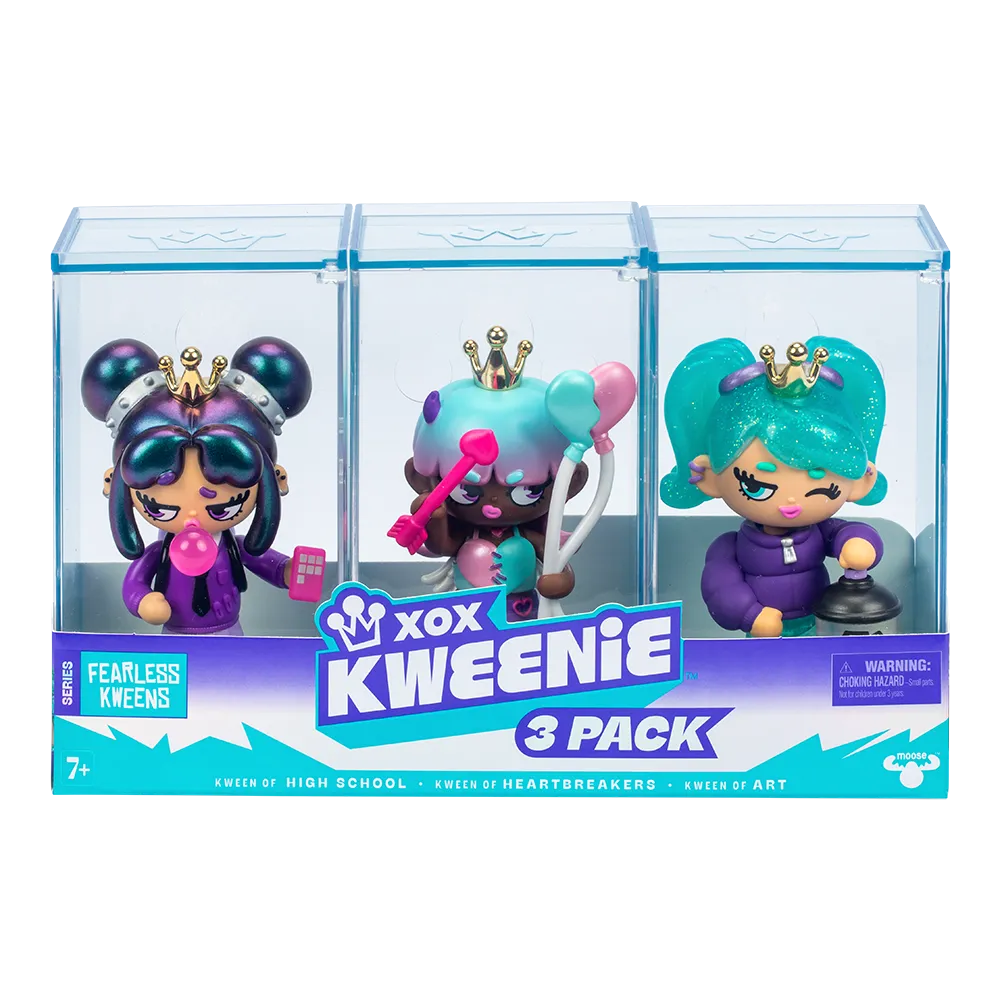 Xox Kweenie | Pack Surtido de 3 Figuras Kweenie