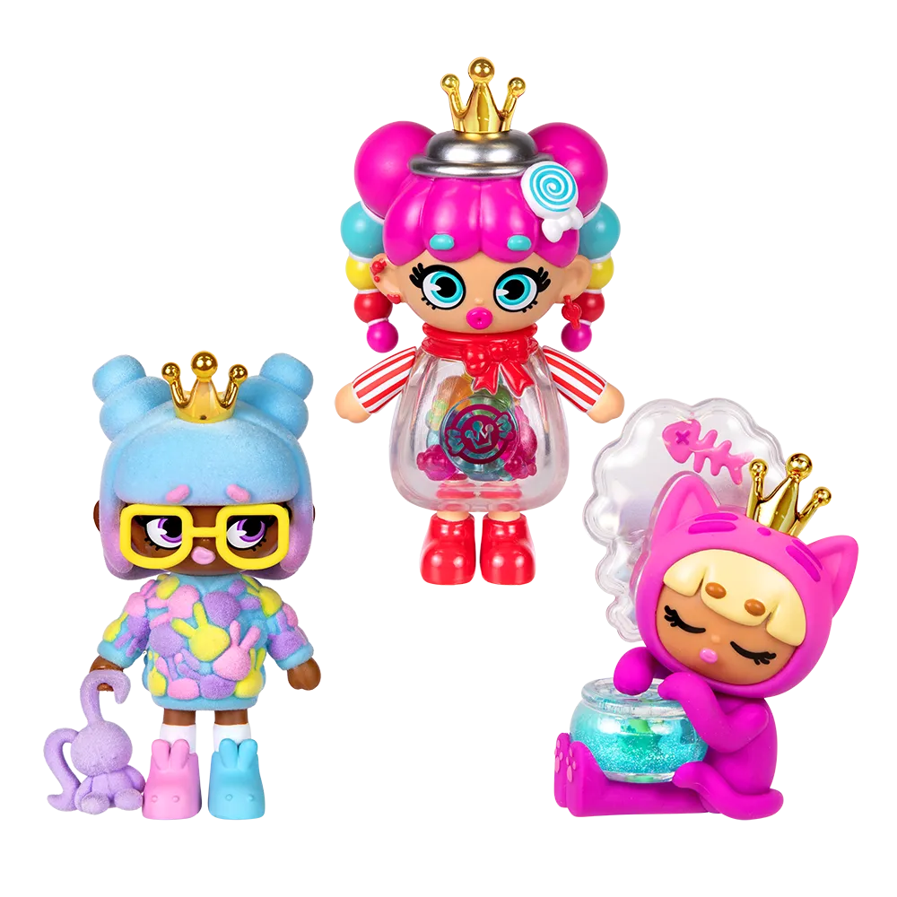 Xox Kweenie | Pack Surtido de 3 Figuras Kweenie