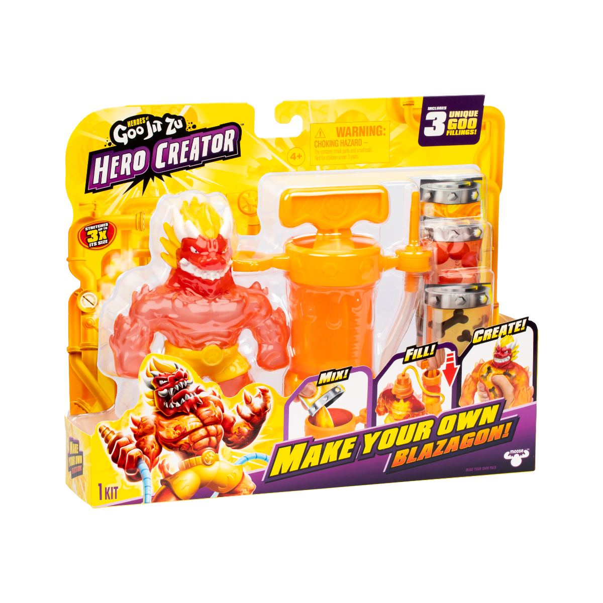 yummy.U  goo jit zu シリーズ セット Goo Jit Zu | Set de Héroes Creators - Felix Online