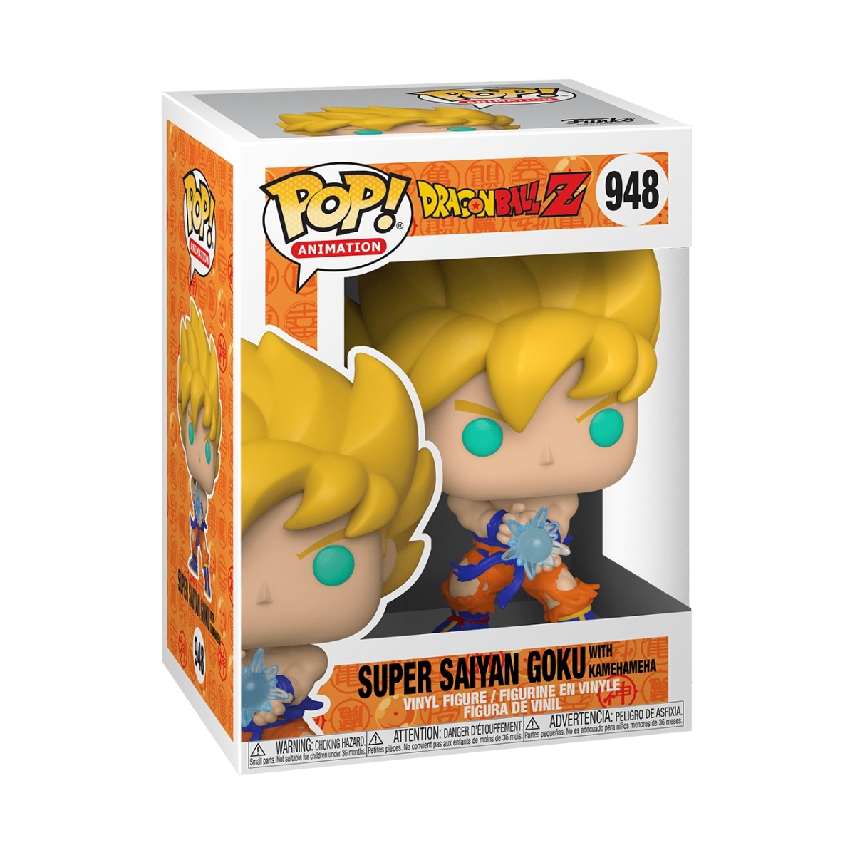 Dragonball Z Super Saiyan Goku con Kamehameha
