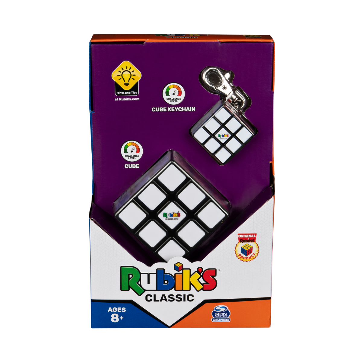 Set Rubiks +Cube Keychain
