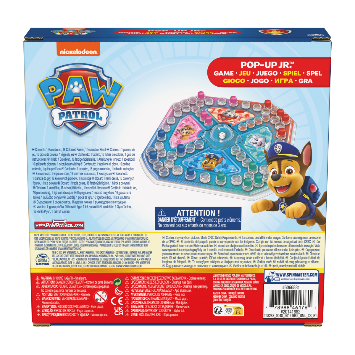 Paw Patrol  Pop-Up Jr