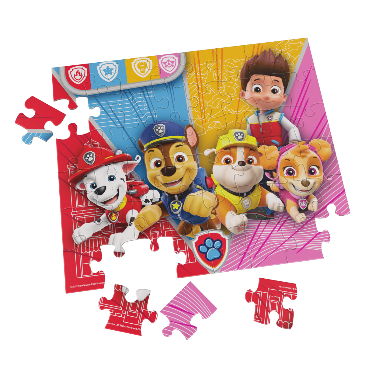 Paw Patrol Rompecabezas Torre 48 Piezas