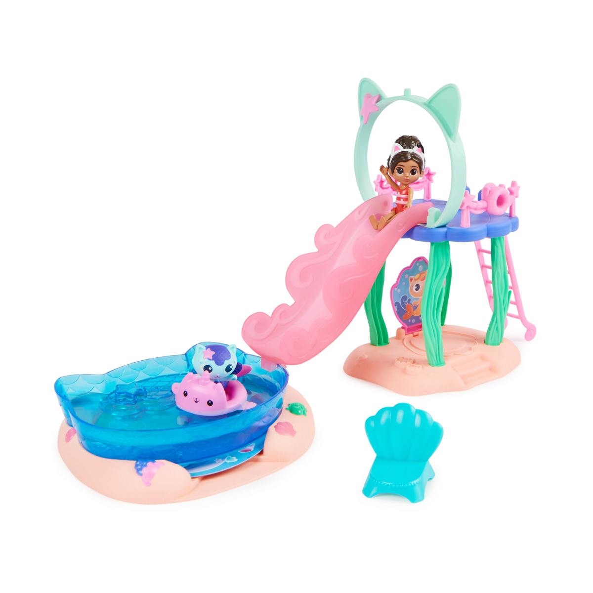Gabby&#39;s Dollhouse Set De Juego Piscina Gatástica