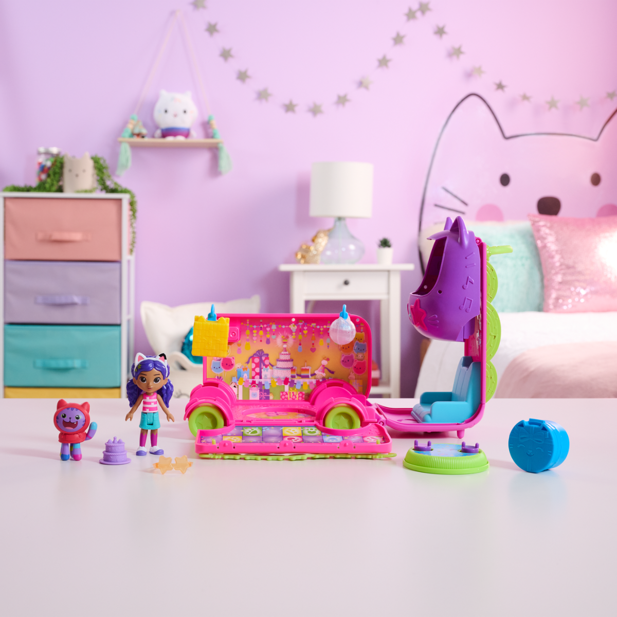 Gabby&#39;s Doll House Bus Celebración