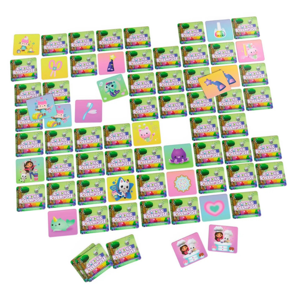 Gabby&#39;s Dollhouse | Juego de Mesa Memoria
