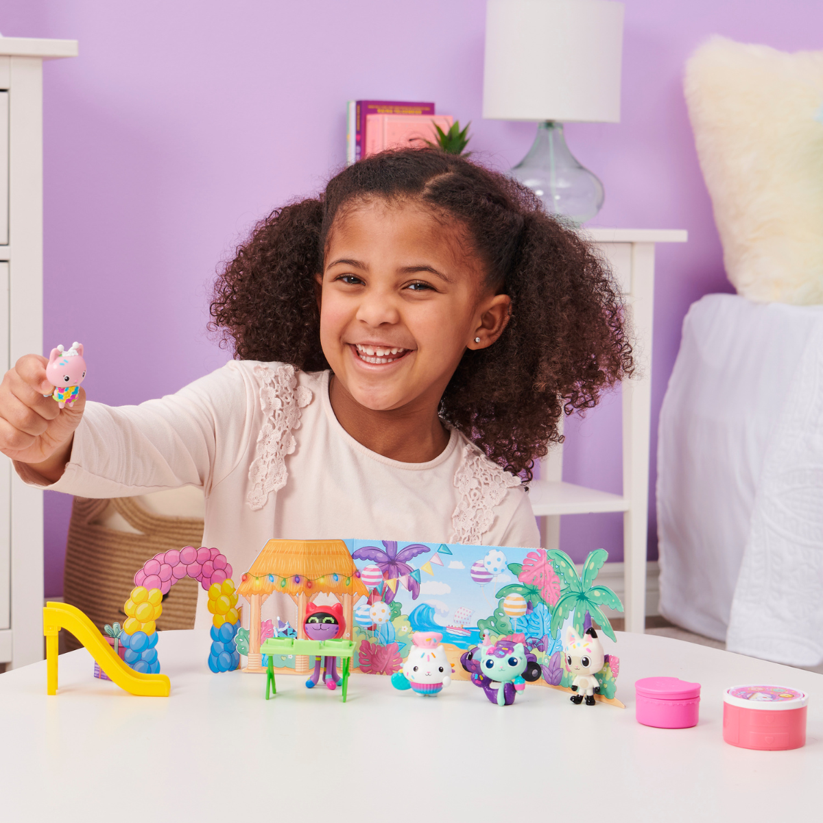 Gabby&#39;s Doll House Set Figuras Cumpleaños