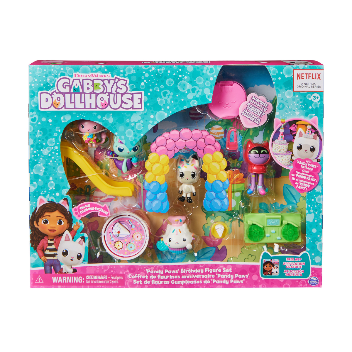 Gabby&#39;s Doll House Set Figuras Cumpleaños