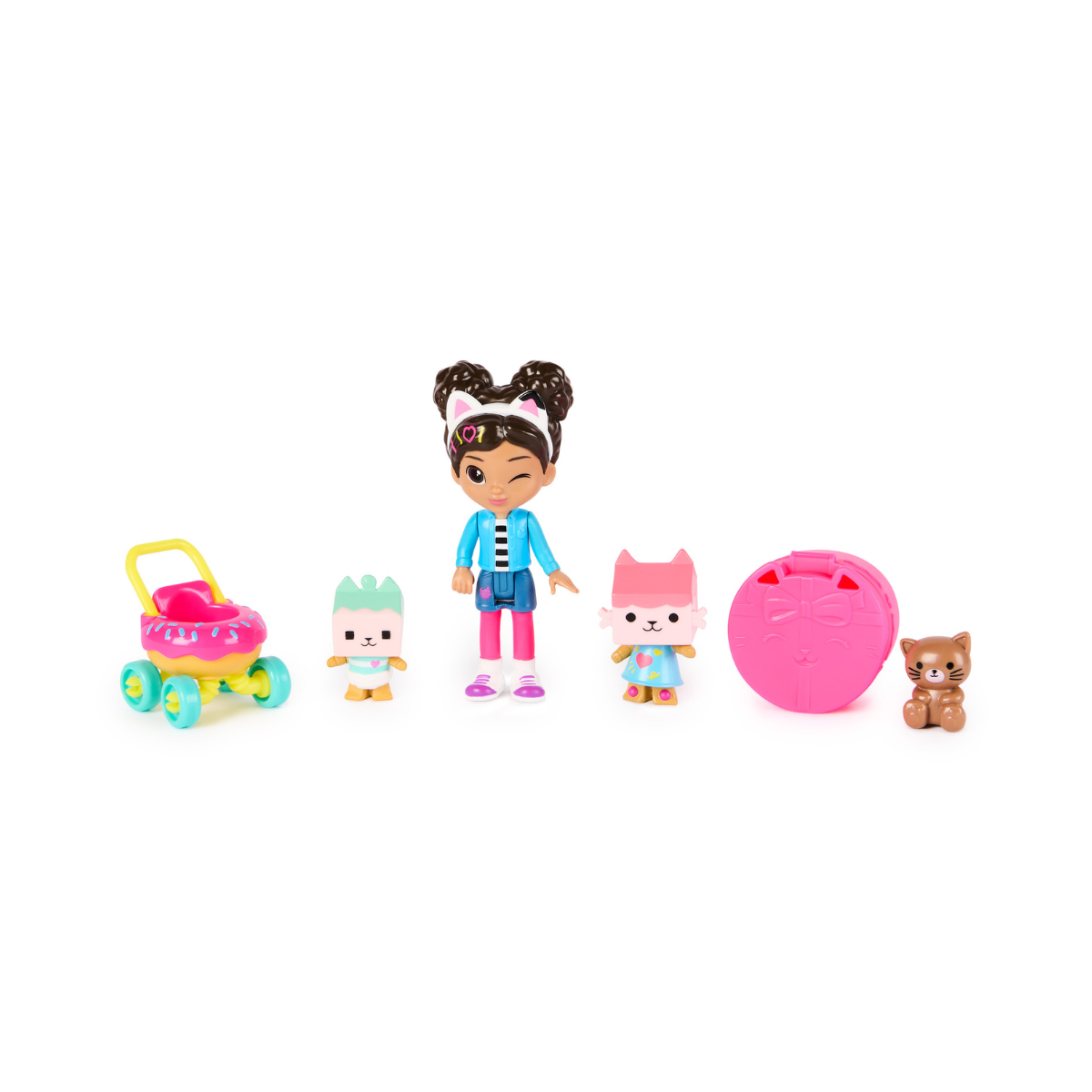 Gabby&#39;s Dollhouse Set De Figuras Cuidado De Gatitos