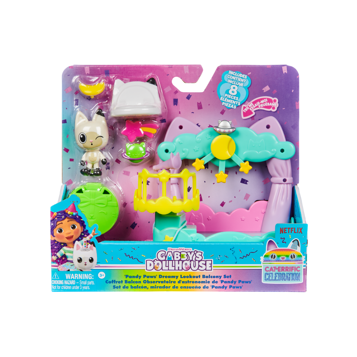 Gabby&#39;s Dollhouse Set De Juego Balcón