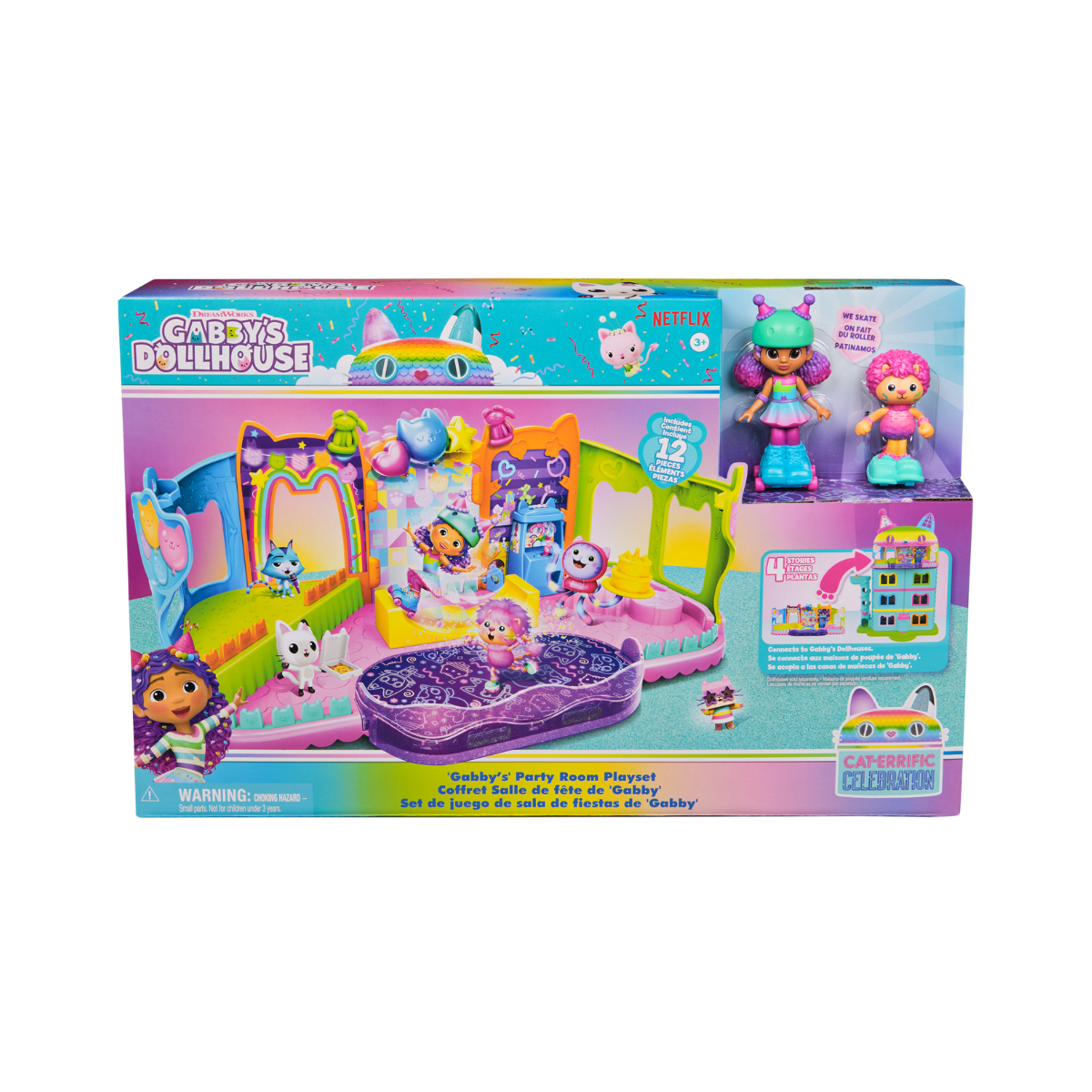 Gabby&#39;s Doll House Set Habitación De Fiesta