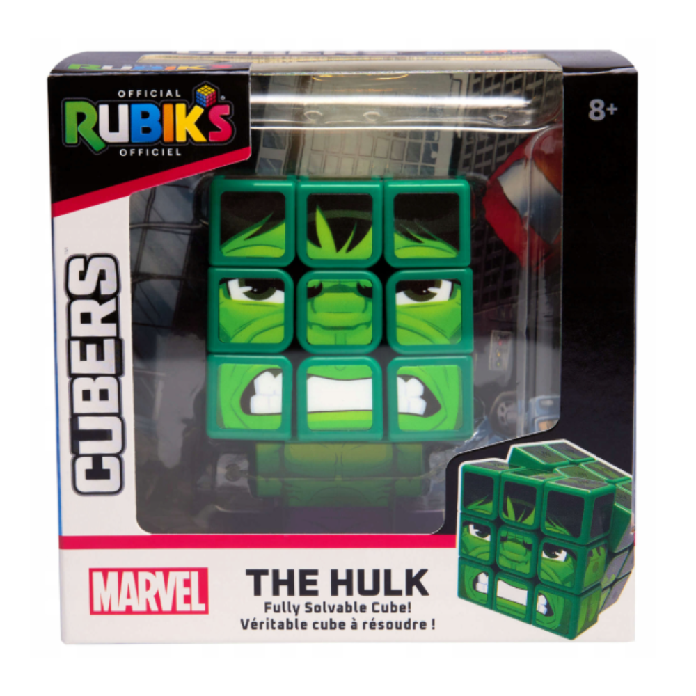 Rubik’s | Cubo Rubik 3×3  de Hulk Marvel con Soporte