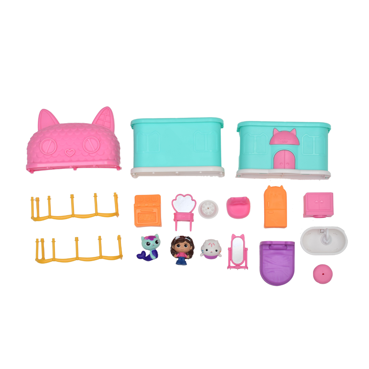 Gabby&#39;s Doll House Set Mini Juego Casa Muñecas