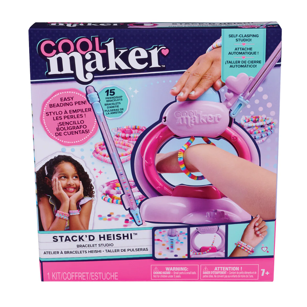 Cool Maker | Stack´d Heishi Studio Kit de Fabricación de Pulseras