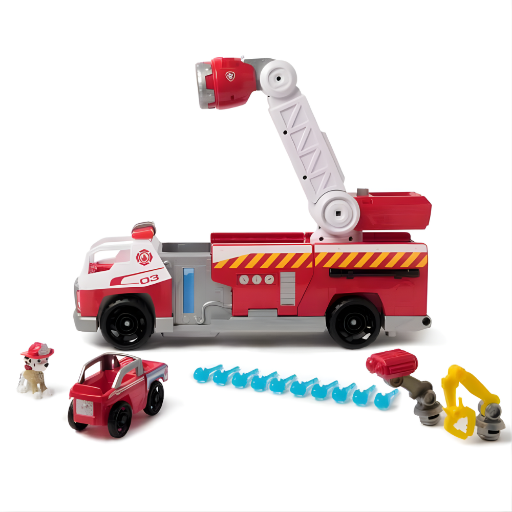 Paw Patrol | Fire Rescue Camión de Bomberos Deluxe de Marshall