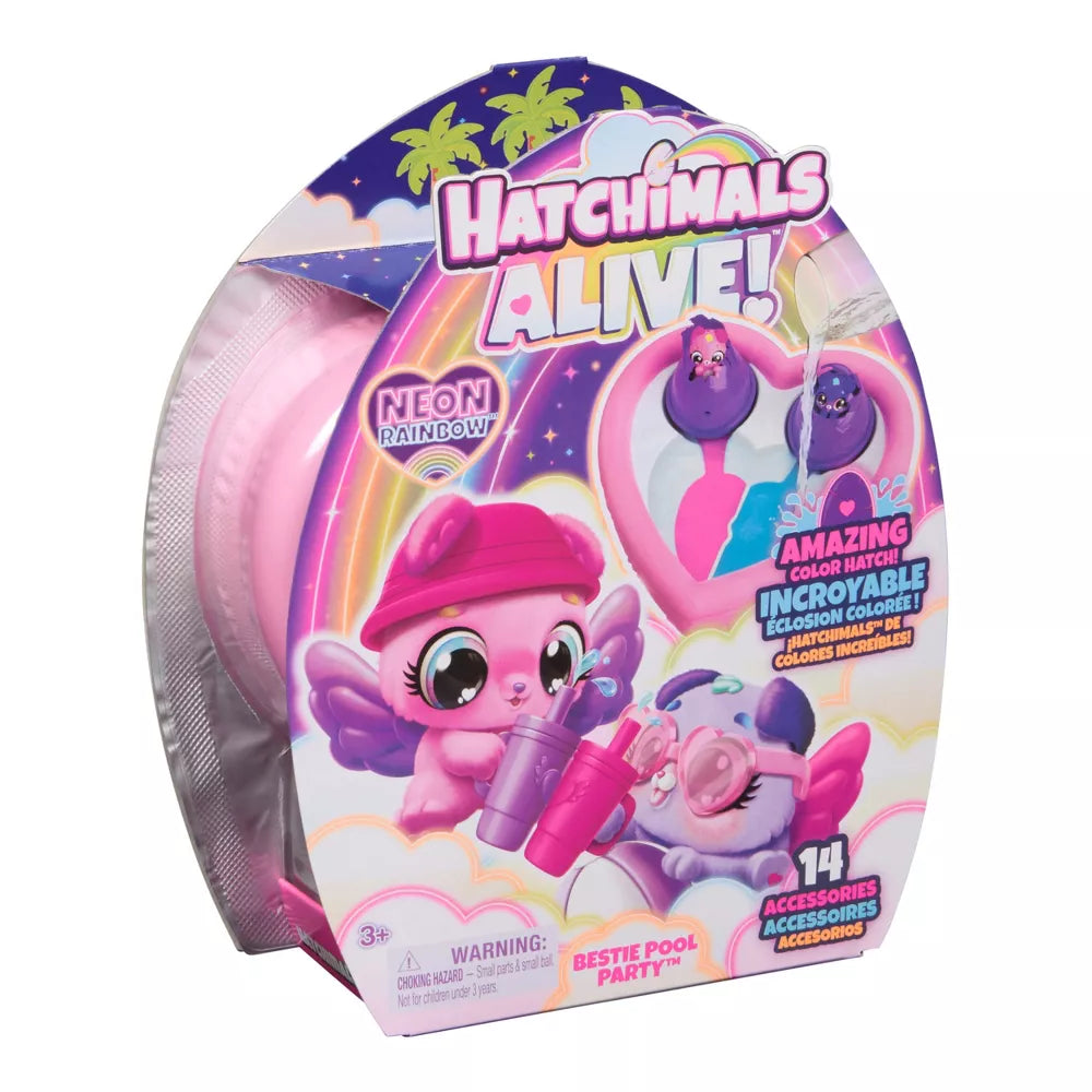 Hatchimals | Set de Bestie Alive Fiesta en la Piscina