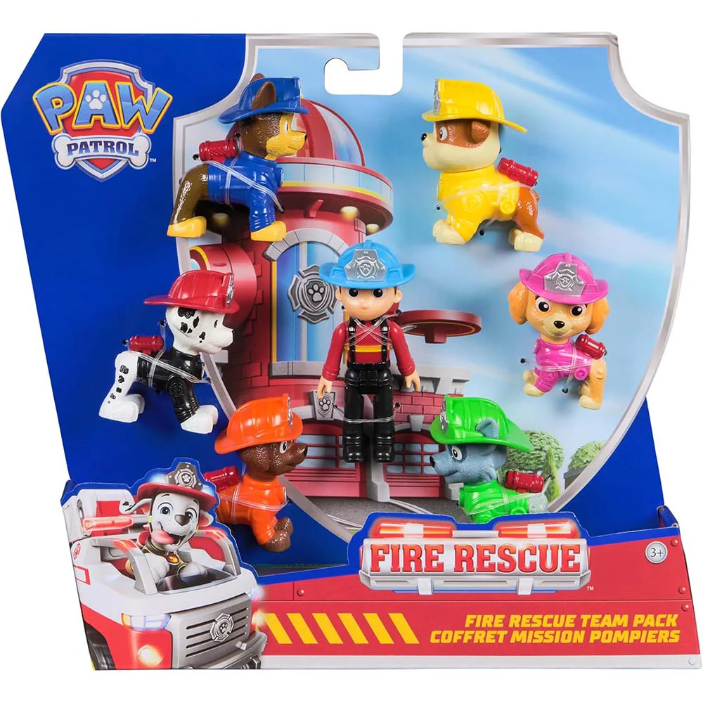 Paw Patrol | True Metal Fire Rescue Pack de 6 Vehículos