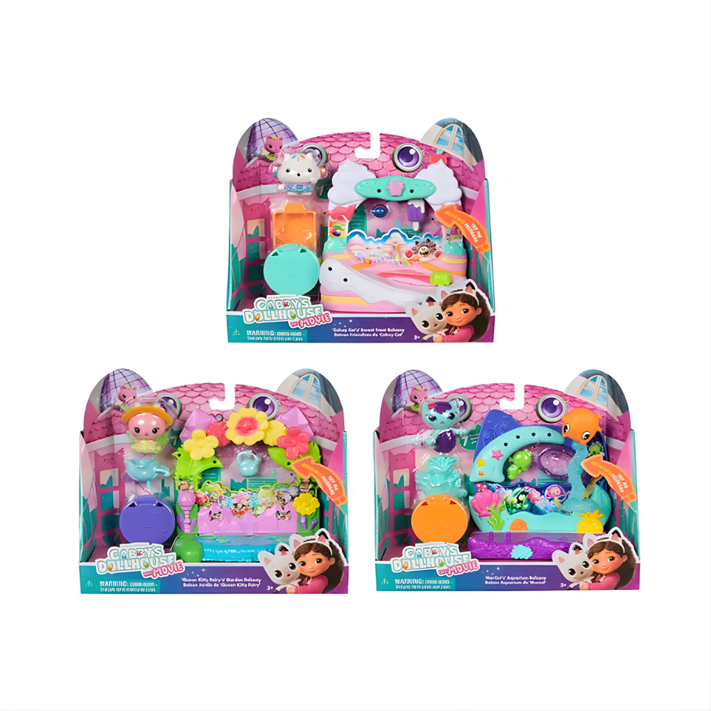 Gabby's Dollhouse | Surtido de Balcones de Acuario de MerCat