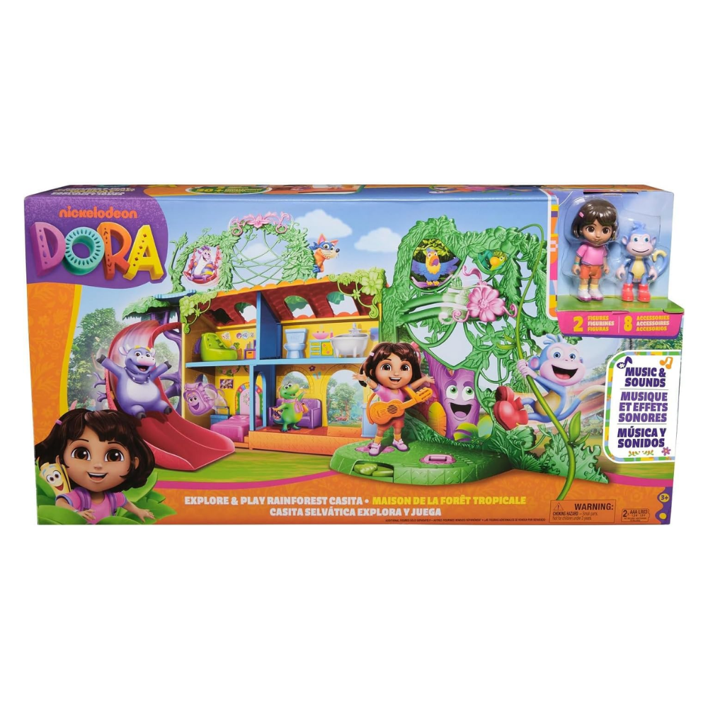 Dora | El Set de Juego Casita Selvática de Dora la Exploradora