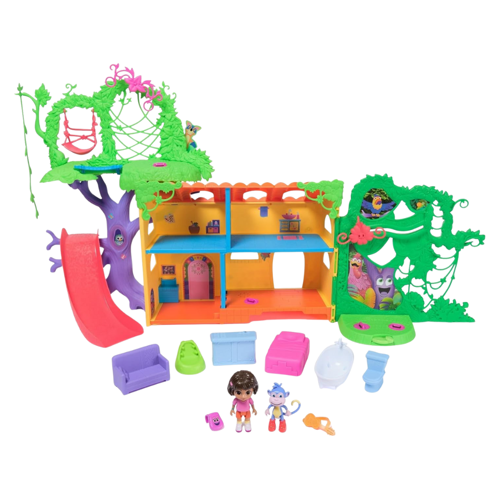 Dora | El Set de Juego Casita Selvática de Dora la Exploradora