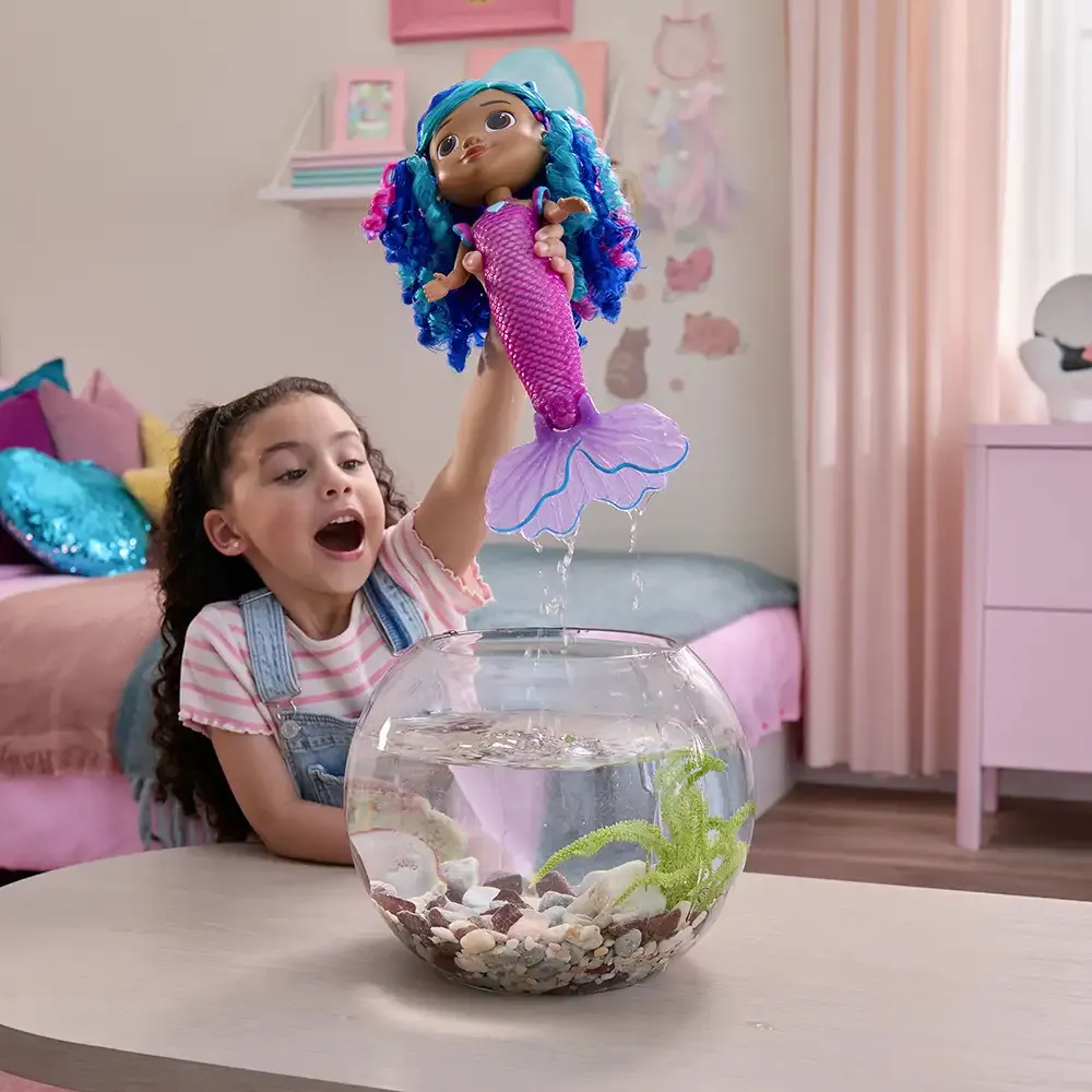Gabby's Dollhouse | Muñeca Feature Mermaid con Función Especial