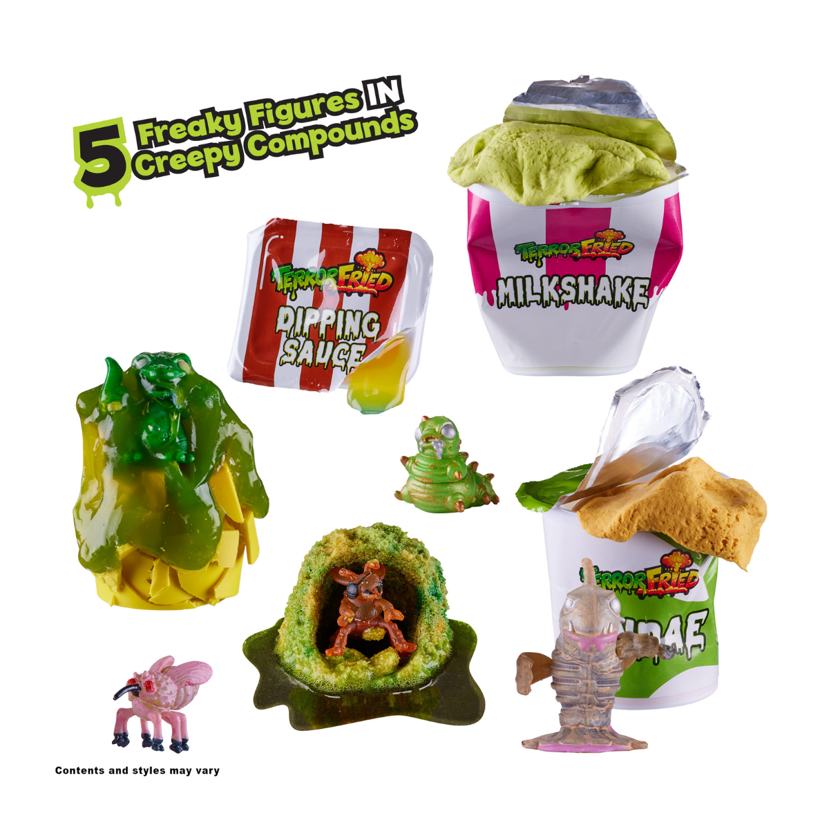 Terror Fried | Gristle Box con 5 Figuras