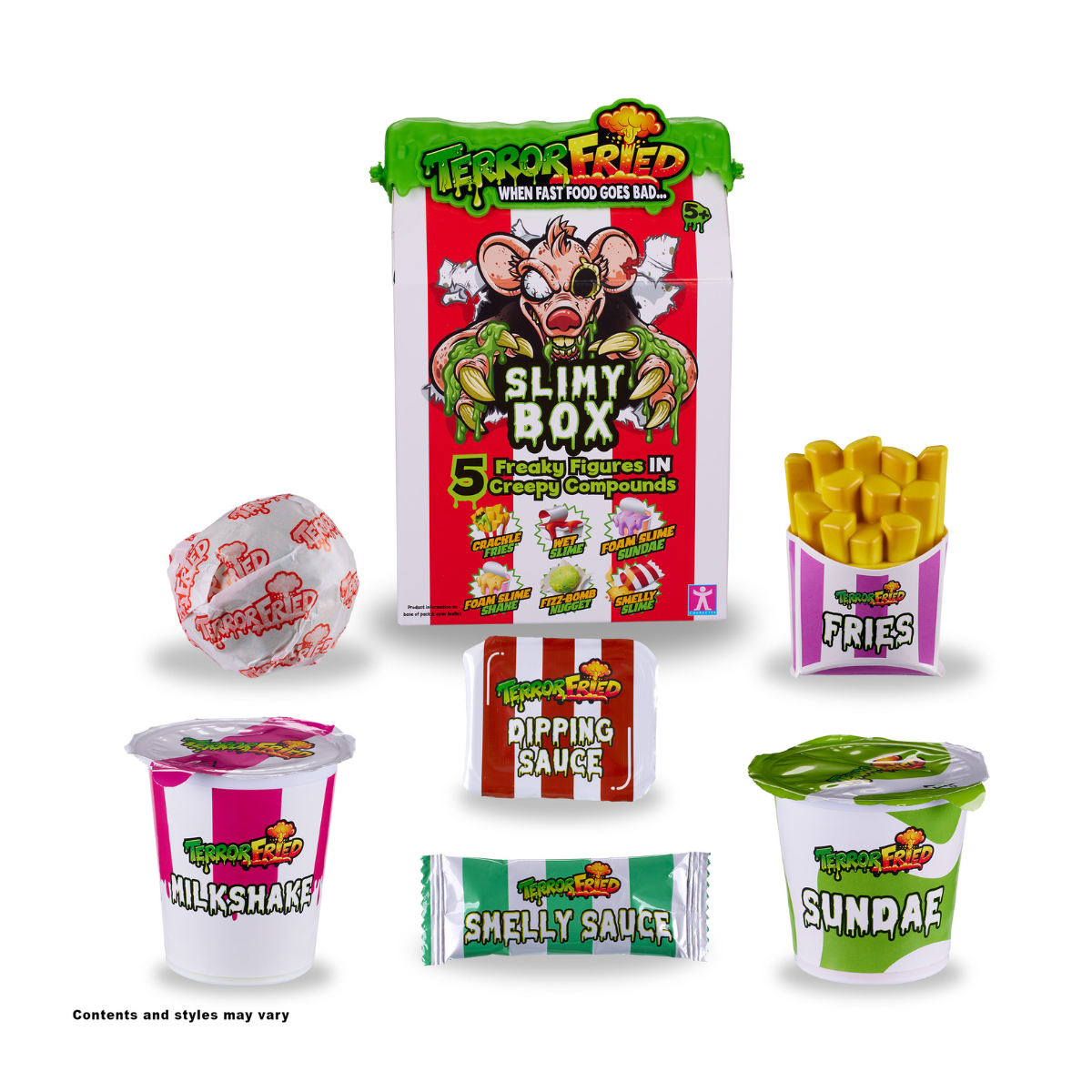 Terror Fried | Gristle Box con 5 Figuras