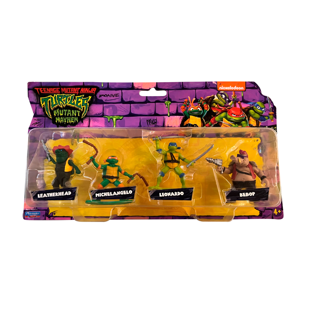 TMNT Set 4 Mini Figuras 4&#39;&#39;