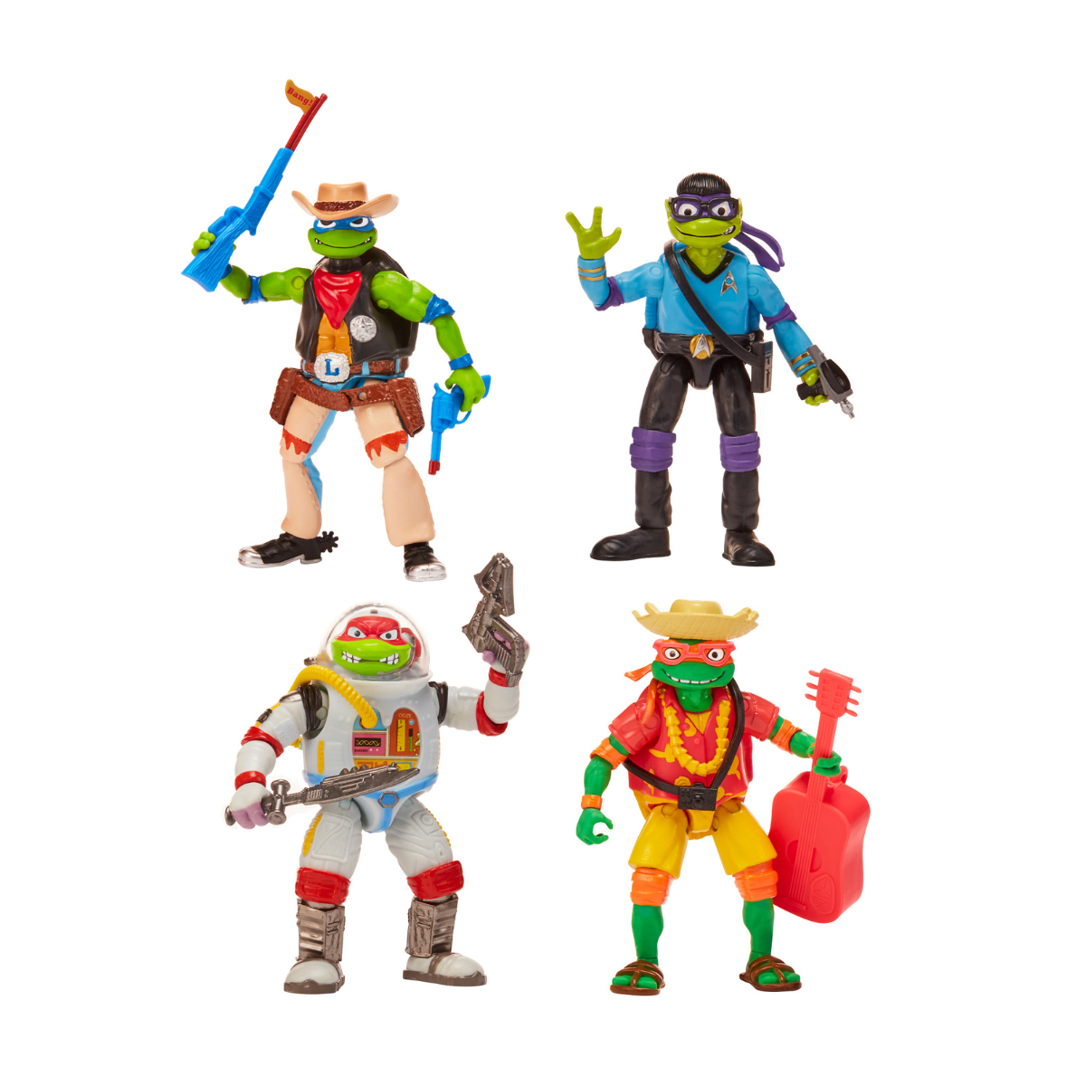 TMNT |  Set Figuras de la Película las Tortugas Ninjas