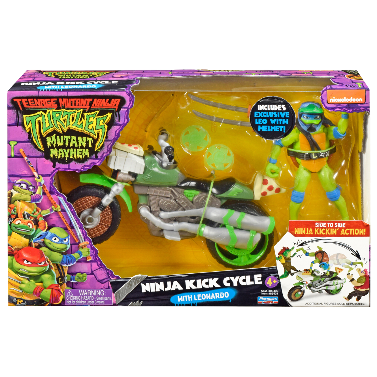TMNT | Figura de Ninja Kick Cycle