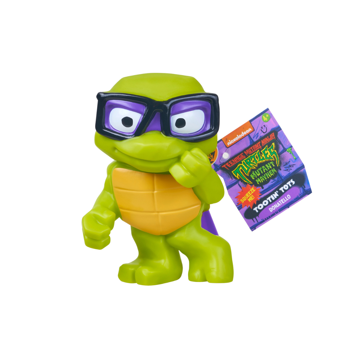 TMNT | Pequeña Figura de Tortuga Ninja Donatelo con Sonido - Felix
