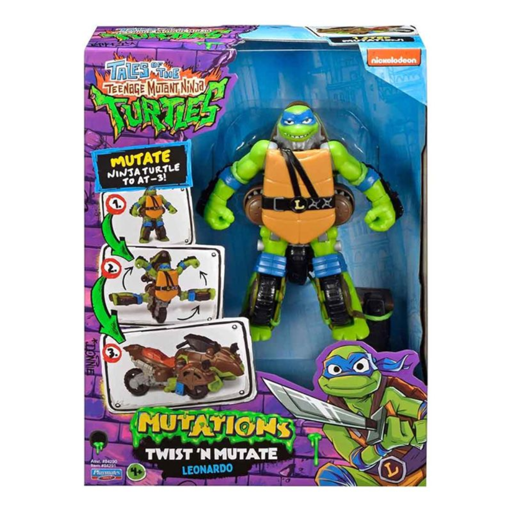 TMNT | Figura Infantil Transformable de Tortugas Ninjas