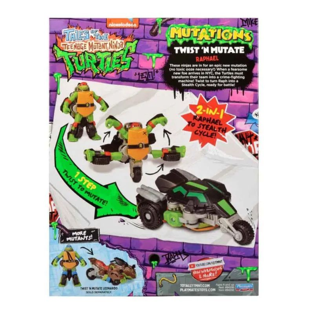 TMNT | Figura Infantil Transformable de Tortugas Ninjas